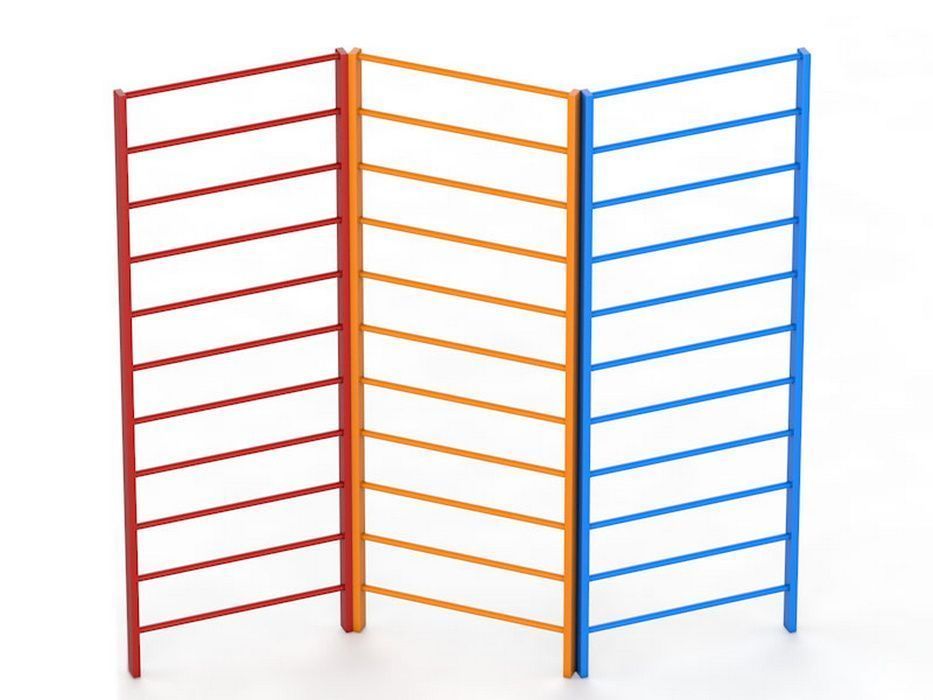 Фотографии Шведская стенка уличная трехсекционная, высота 2400 мм Pioner A16409