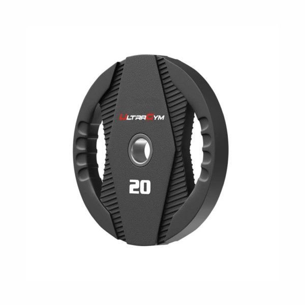 Фото Диски полиуретановые UG2030С с двумя хватами в ассортименте 15кг