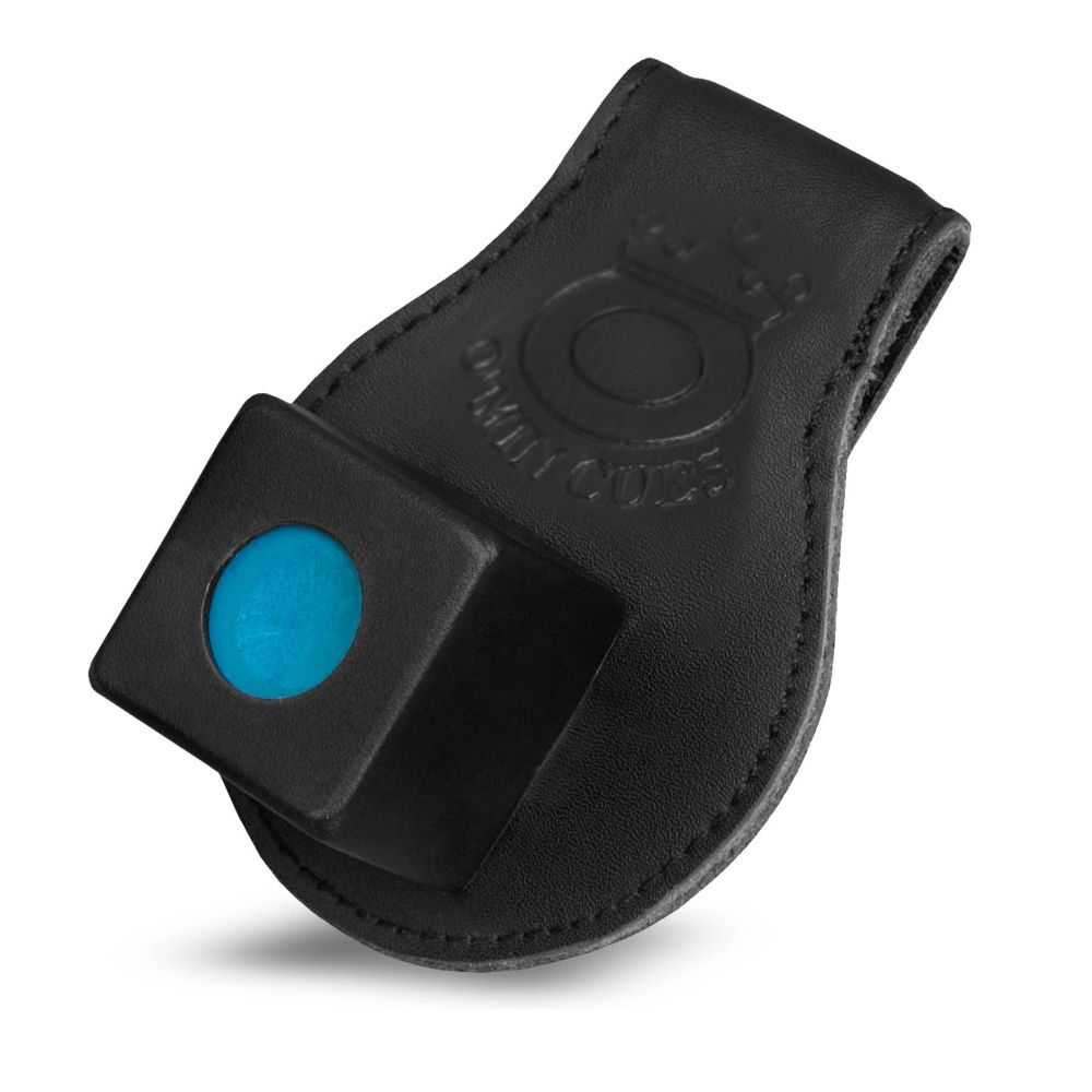 Фотографии Держатель для мела кожаный черный