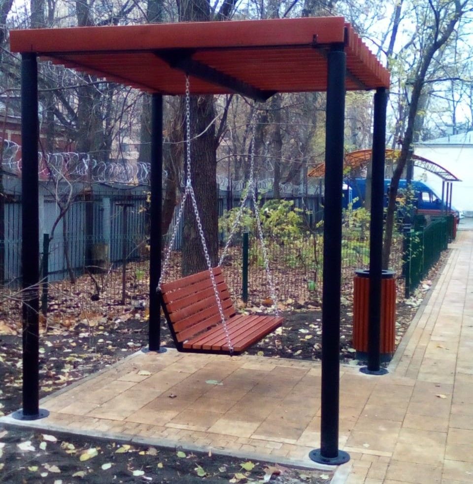 Фотографии Пергола-качели «Радуга»