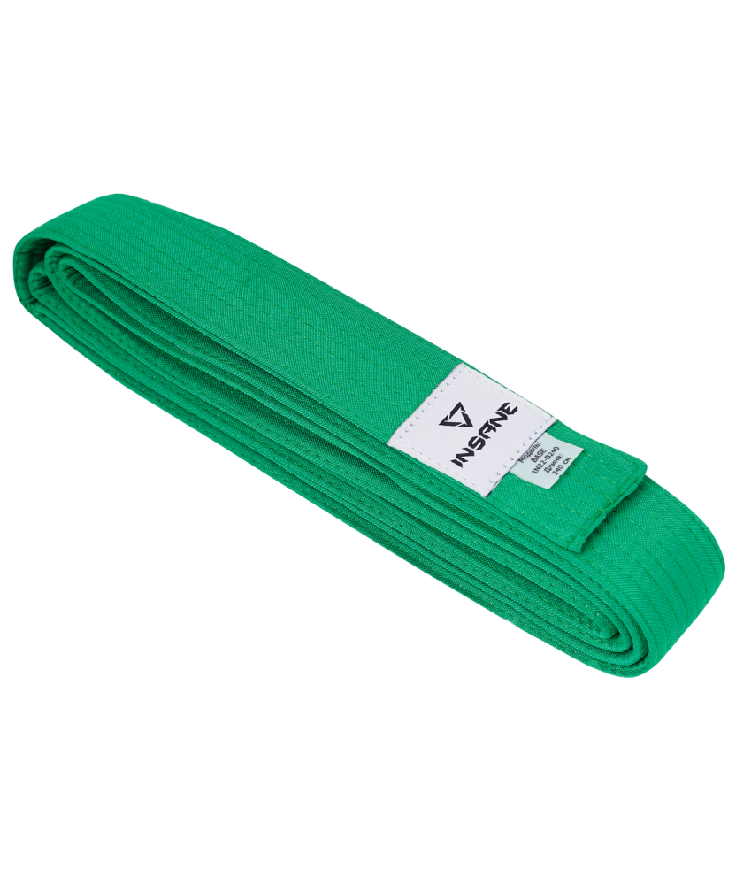 Фото Пояс для единоборств BASE, хлопок/полиэстер, зеленый, 240 см