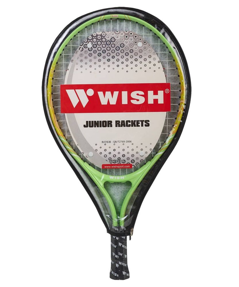 Фотографии Ракетка для большого тенниса Wish AlumTec JR, 19’’ 2900 зеленый