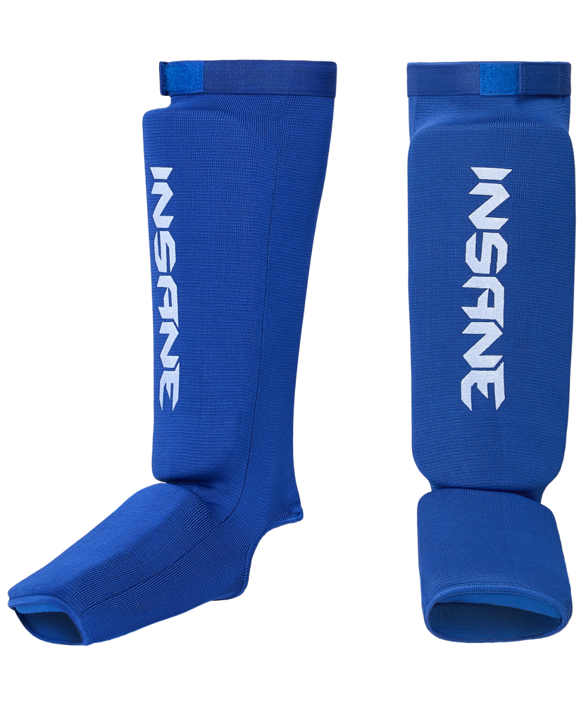 Защита голень-стопа PROTEGAT, полиэстер/спандекс, синий