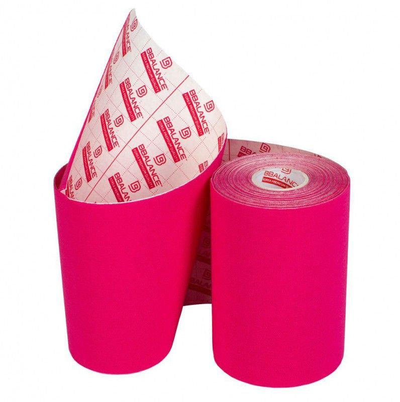 Фотографии Кинезио тейп широкий BBalance 10x500 см Розовый