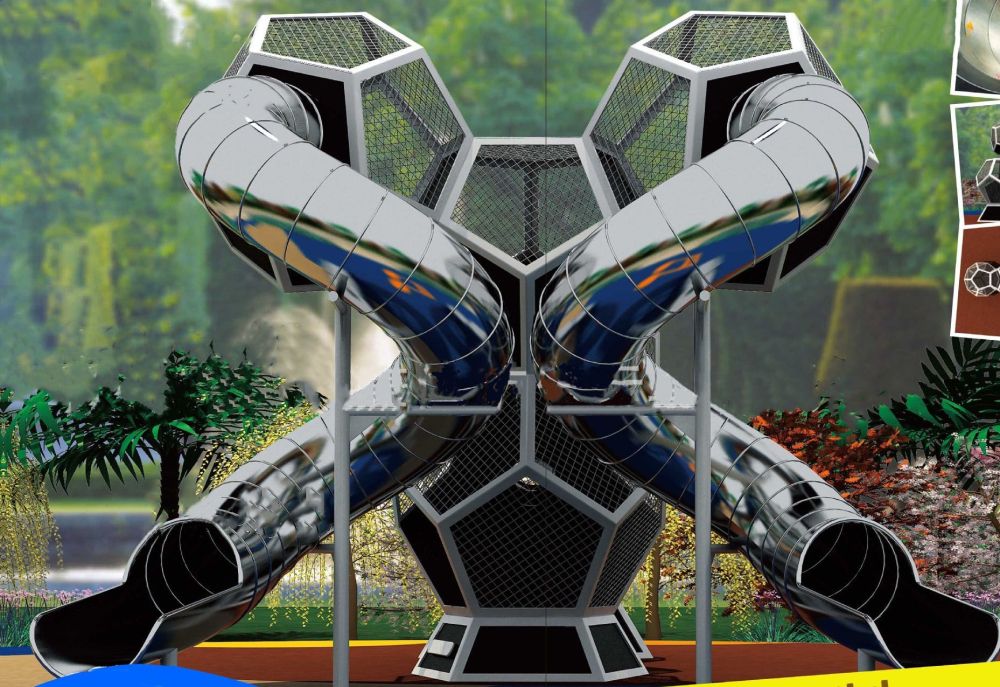 Фото Комплекс Робокоп с двумя горками