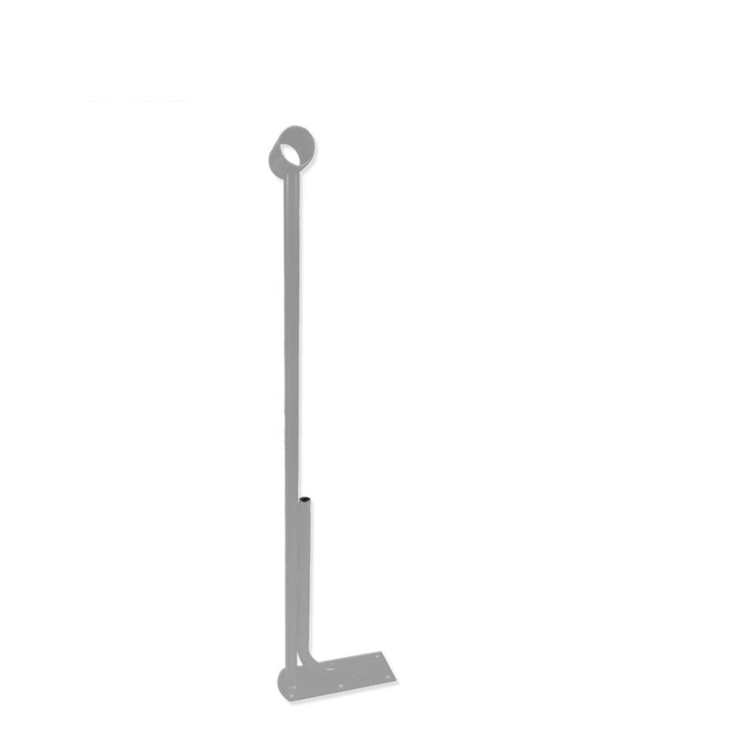 Фото Хореографический кронштейн напольный однорядный  белый Pioner A12847