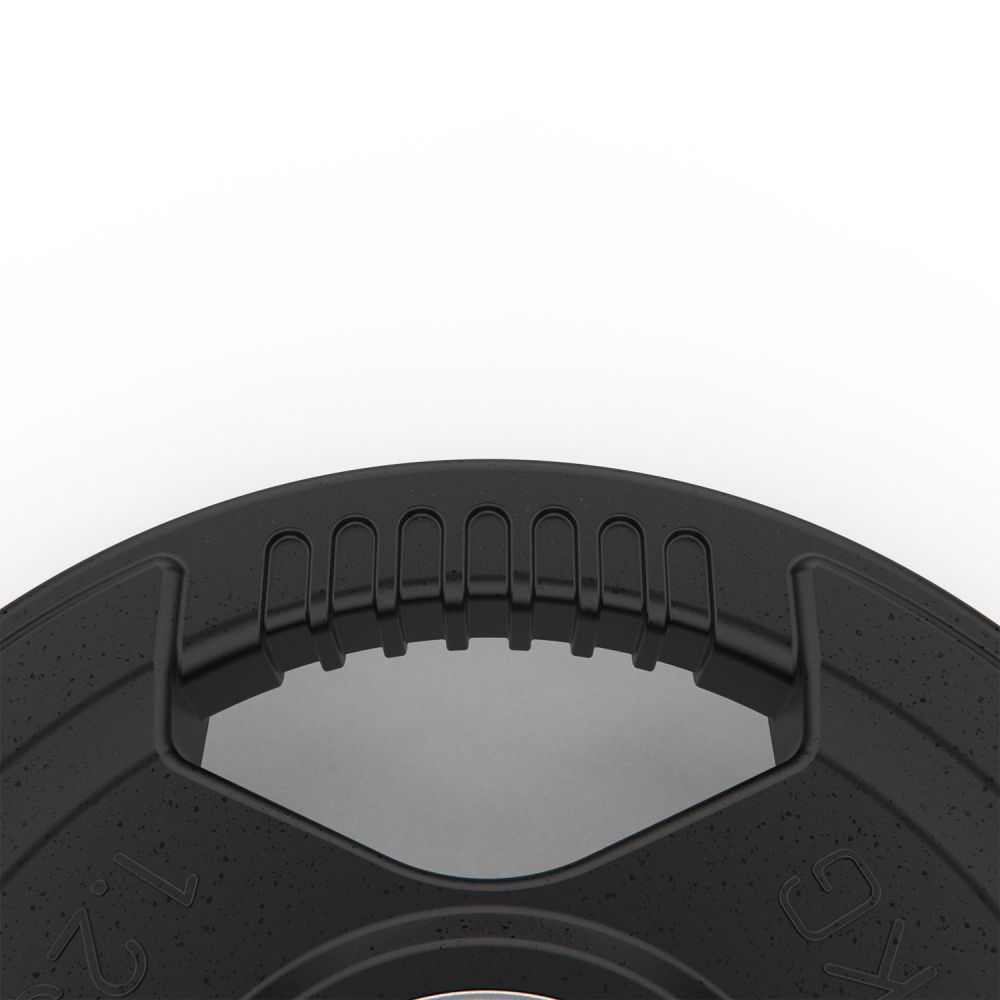 Диск обрезиненный DFC, чёрный, с хватом, 51мм, 1,25кг