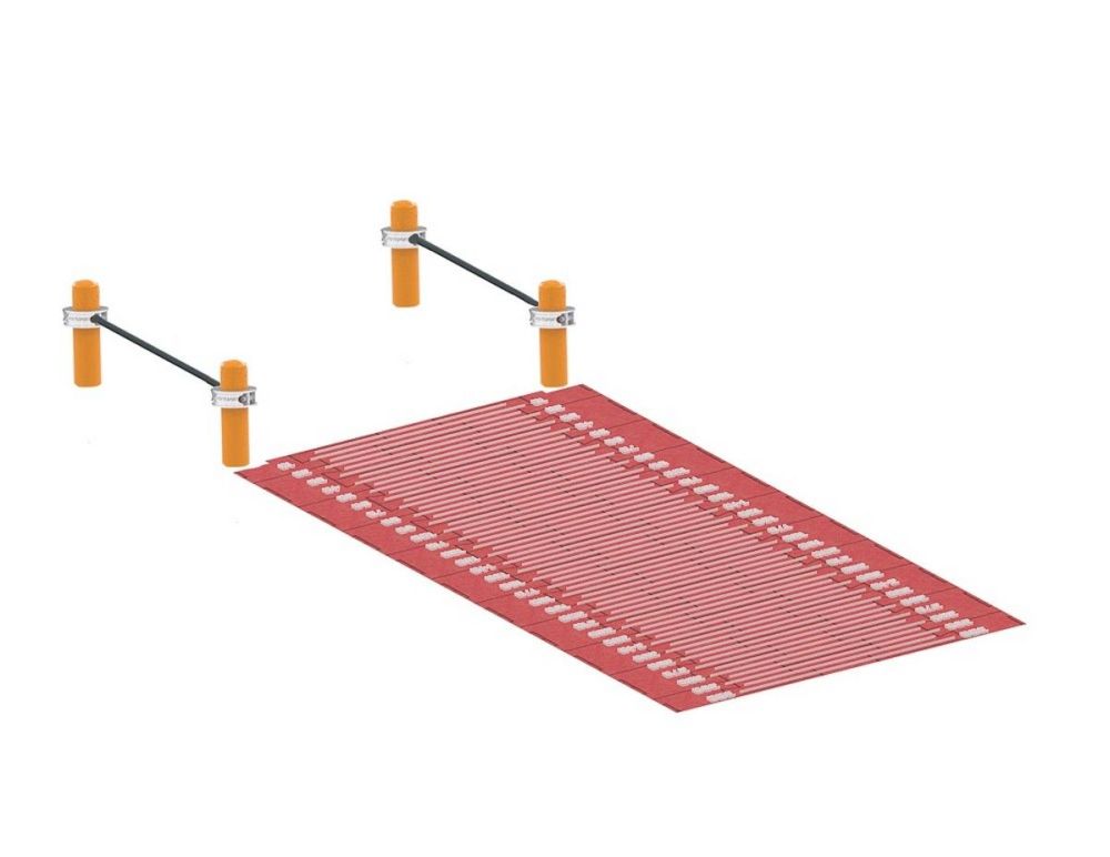 Фотографии Помост для выполнения испытания Прыжок в длину с места толчком двумя ногами Pioner A14361