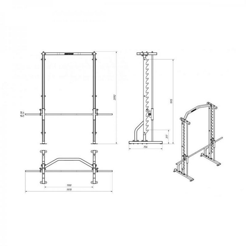 Тренажер Машина Смитта Marbo MS-U105