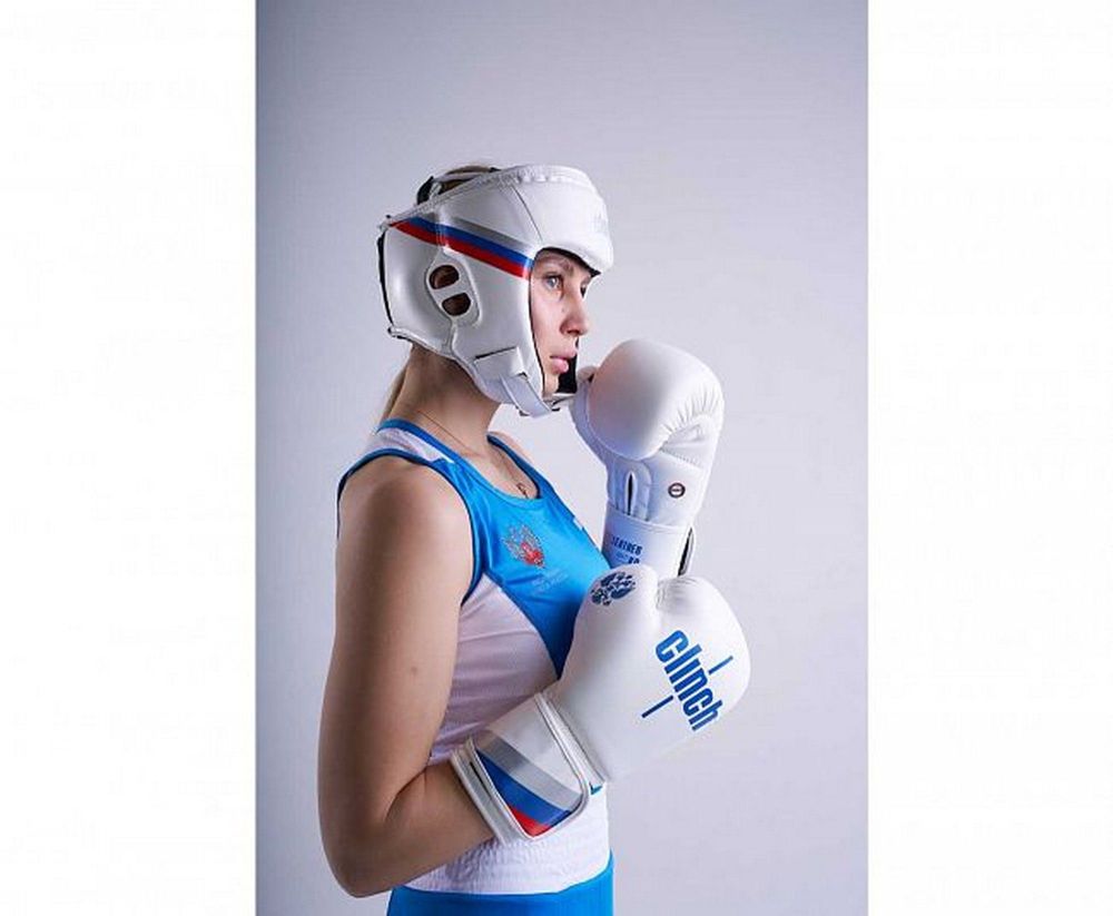 Фотографии Шлем боксерский Clinch Olimp C112 белый