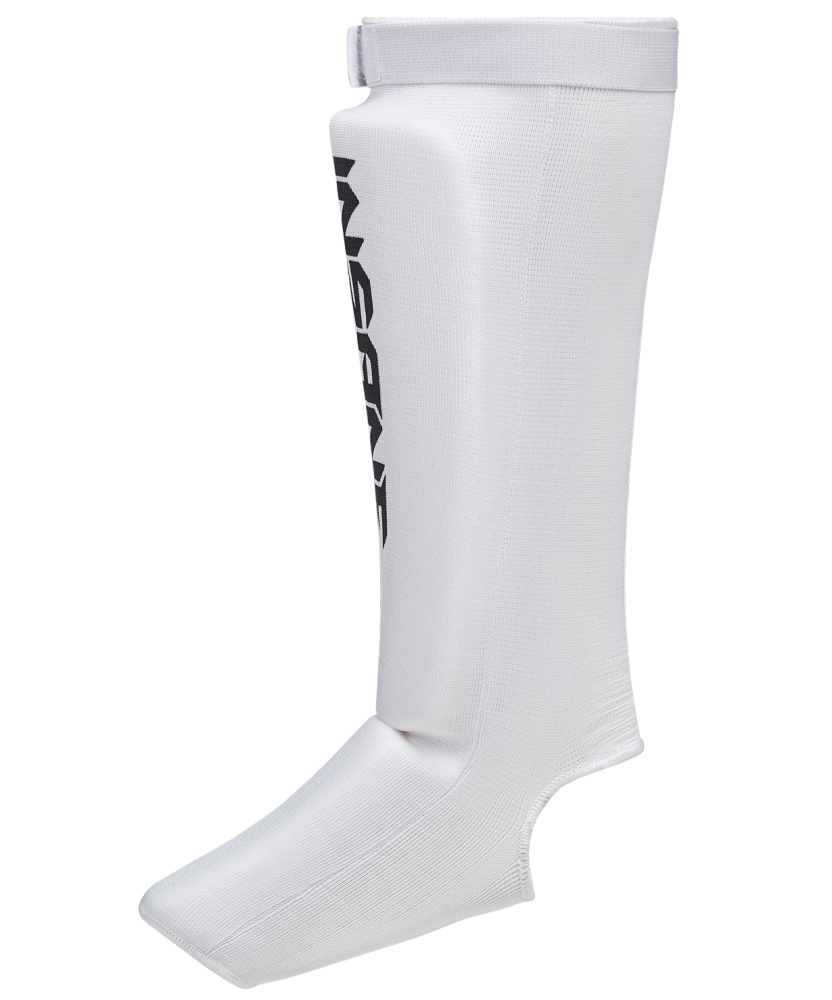 Защита голень-стопа PROTEGAT, полиэстер/спандекс, белый