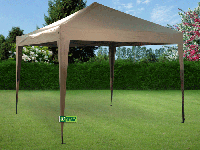 Тент садовый складной Koopman 300x300x280 Серый