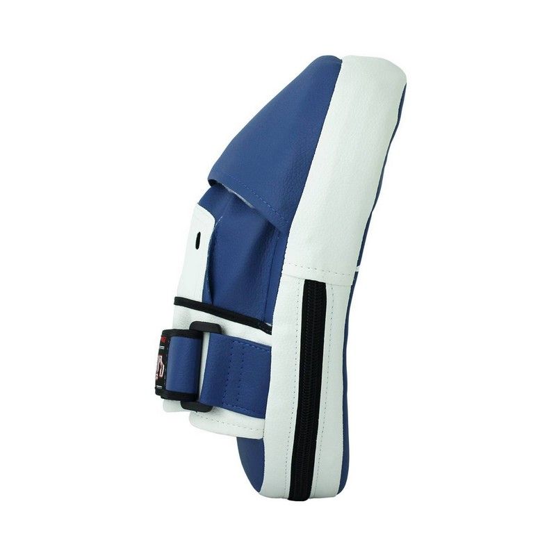 Фотографии Лапы боксерские гнутые Боецъ 111 сине-белые