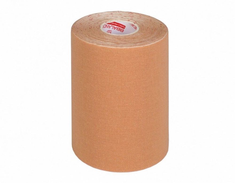 Фотографии Кинезио тейп широкий BBalance 10x500 см Бежевый