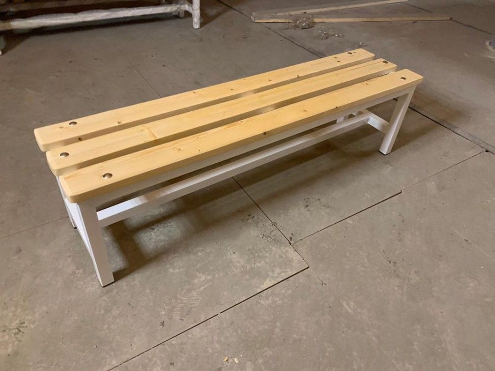 Фотографии Скамейка для раздевалки без спинки, 50см Pioner A16375