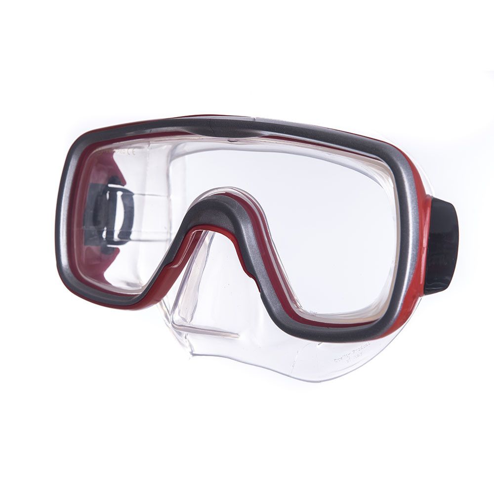 Фото Маска для плавания SALVAS Geo Jr Mask CA105S1GYSTH, размер детский, желтая