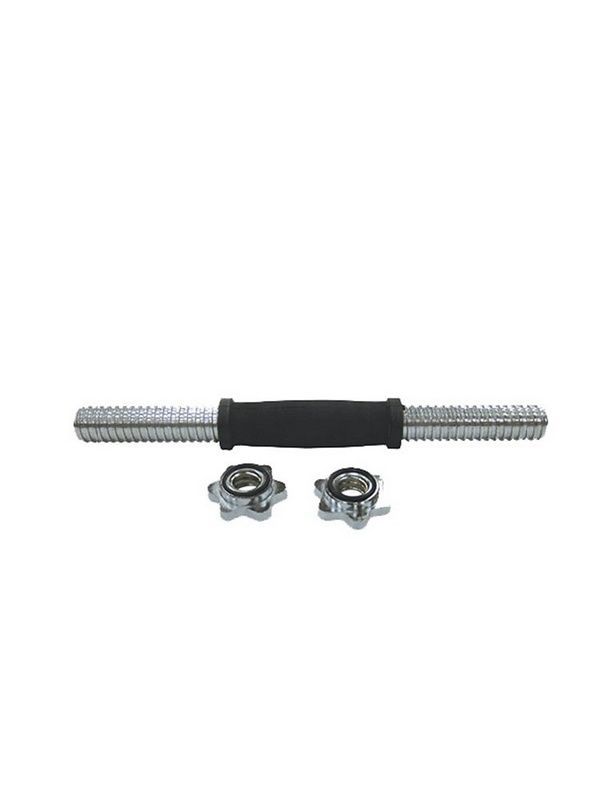 Гриф для гантели хромированный, 45см H-3143 рукоять пластик