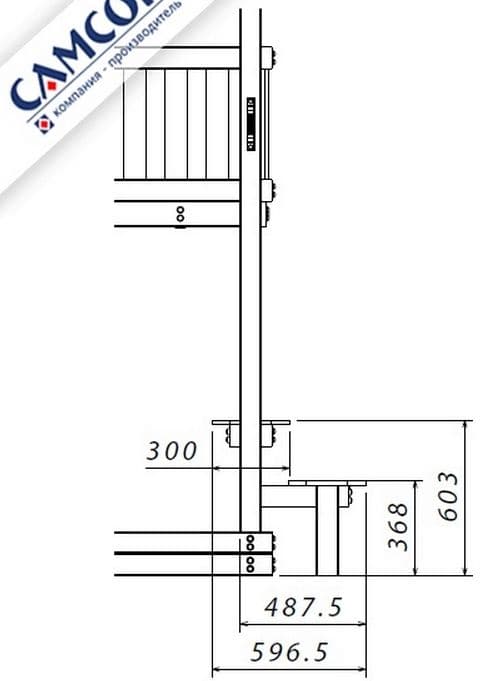 Фотографии Столик с лавочкой для ДИП Самсон