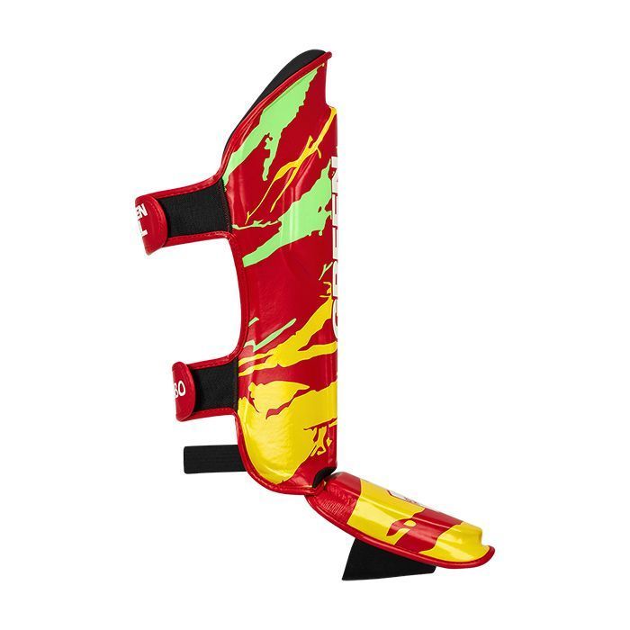 Фотографии Защита голень-стопа Green Hill Jumbo красно-желтая SIJ-2166