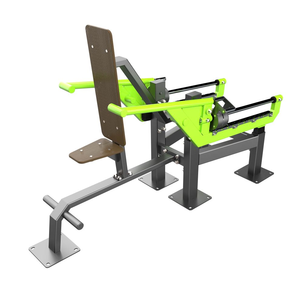 Фото Уличный тренажер Трицепс-машина (имитация отжиманий) с переменной нагрузкой