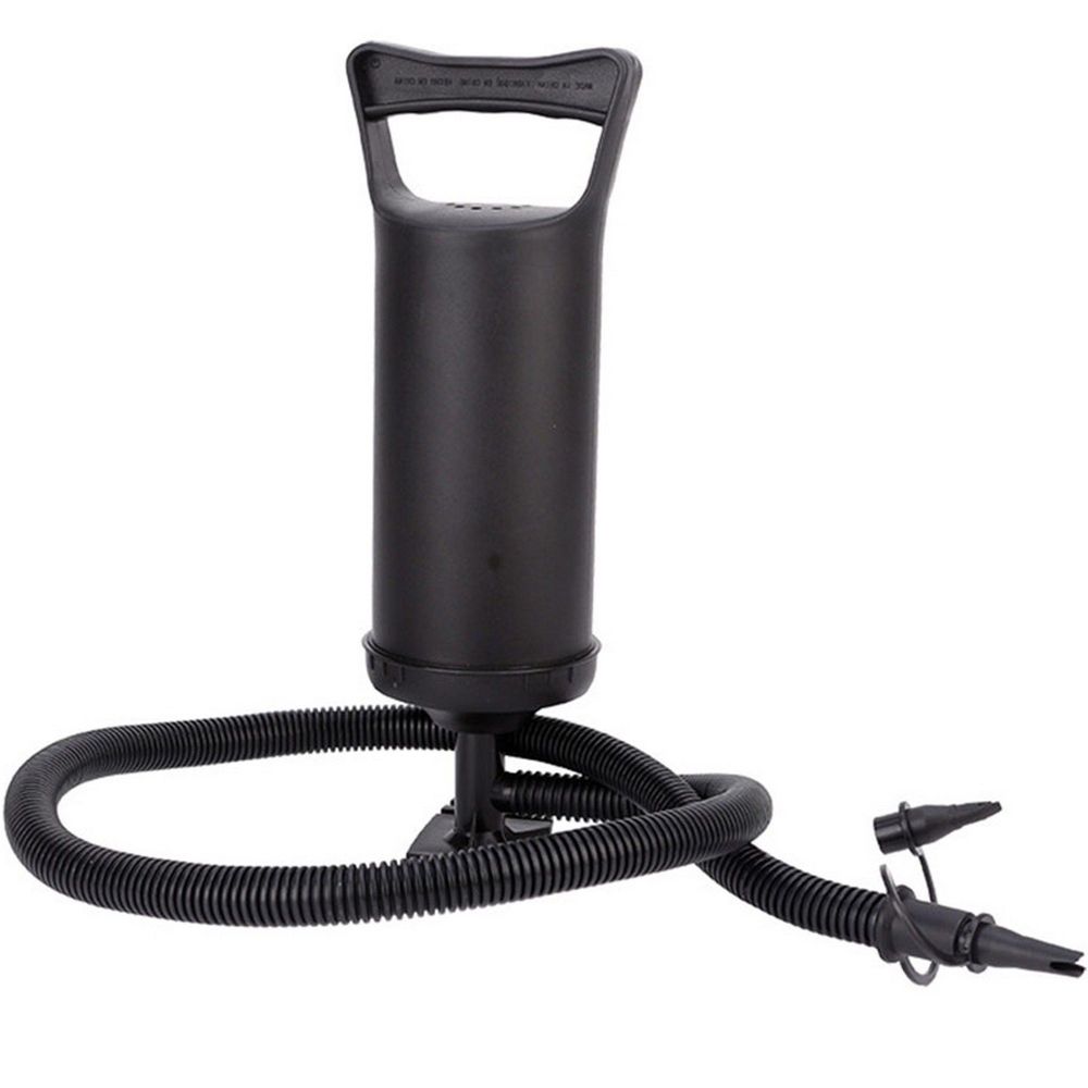 Фото Насос ручной Sportex 30 см цветная коробка (с насадками) E39278