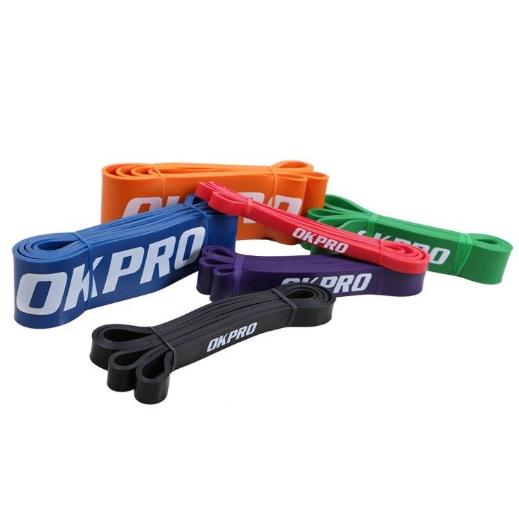 Фото Резиновая петля тренировочная XS (0,64 см) OKPRO OK1925 желтая