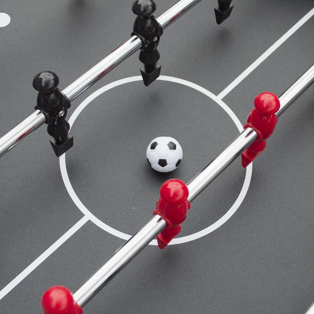 Фотографии Игровой стол - футбол "Hit" (122x63.5x78.7 см, черно-красный)