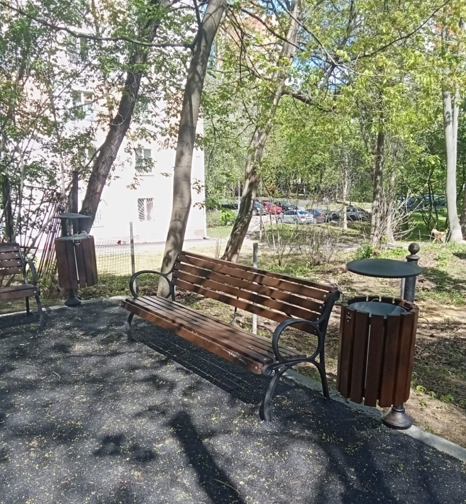 Фотографии Скамейка чугунная «Квартал»