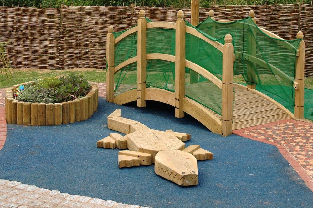 Фото Детский игровой элемент Крокодил