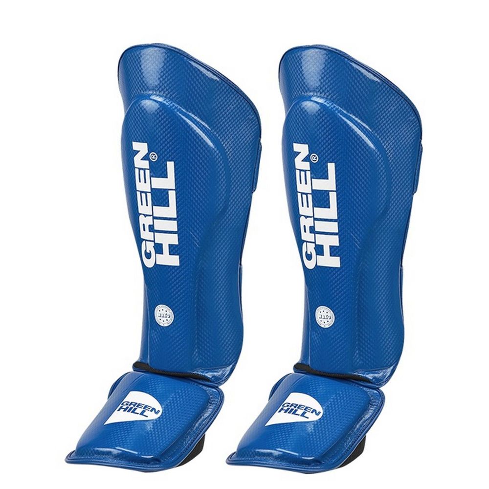 Фотографии Защита голени и стопы Green Hill Full Contact Wako Approved SIP-2505w синий