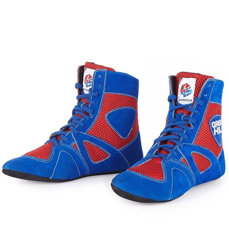 Фото Борцовки самбо Green Hill WS-3040T-BL сине-красные