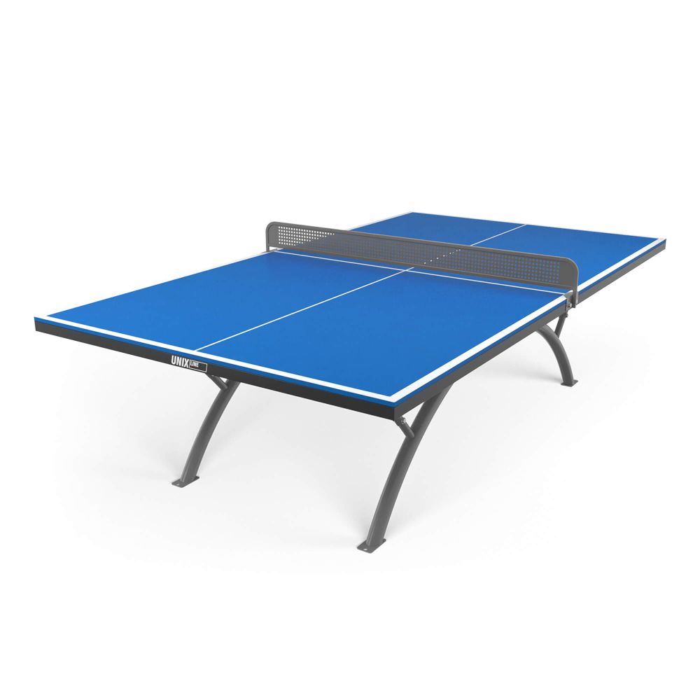 Фотографии Антивандальный теннисный стол UNIX Line 14 mm SMC синий, серый