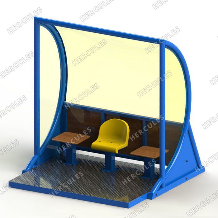 Фото Кабинка судьи со столиками