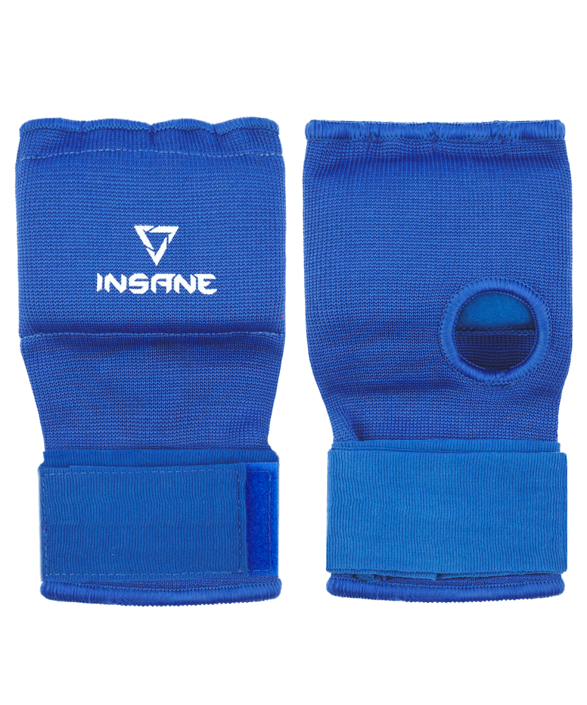 Фото Перчатки внутренние для бокса DASH, полиэстер/спандекс, синий, M