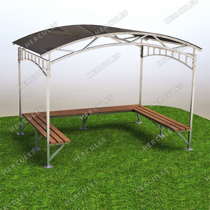 Фото Беседка с лавочками