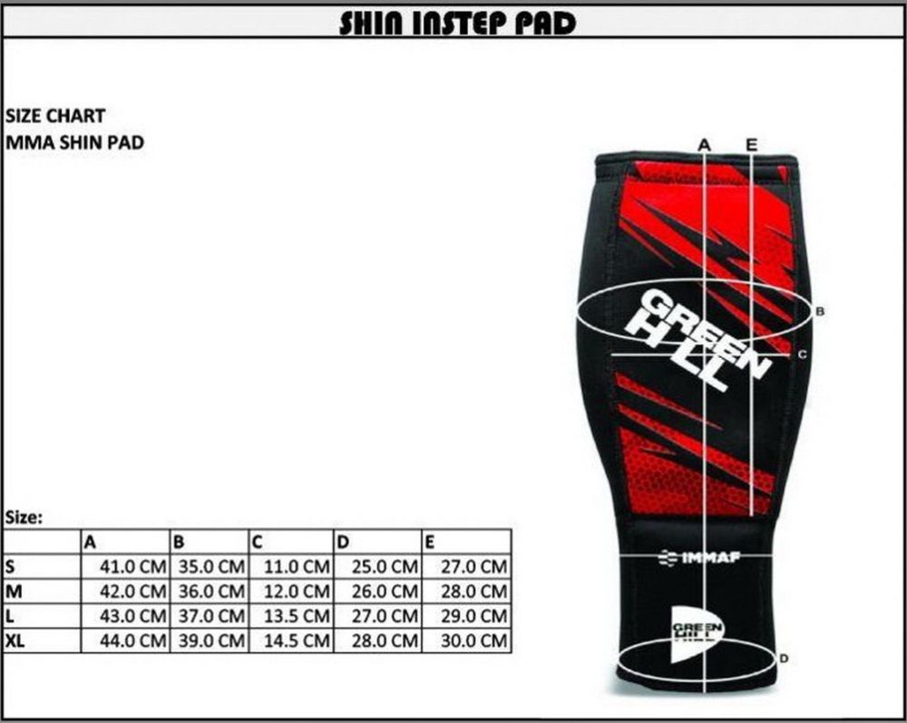Фотографии Защита голень-стопа Green Hill IMMAF approved SIP-2502i синий