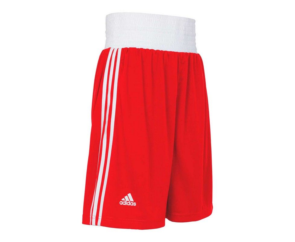 Фотографии Шорты боксерские Adidas Boxing Short Punch Line красные