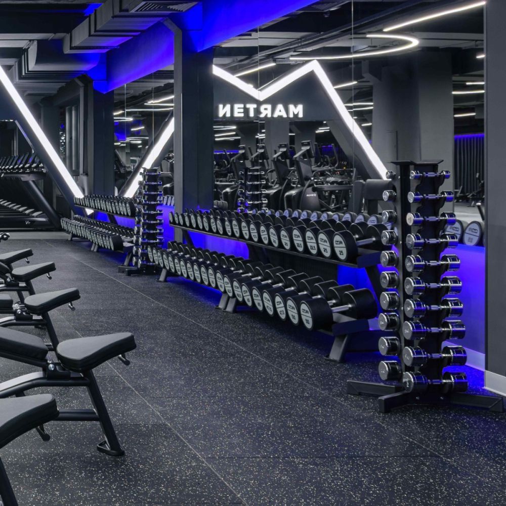 Гантельный ряд хромированный (шаг 1 кг, 10 пар) PROFI-FIT 1-10 кг