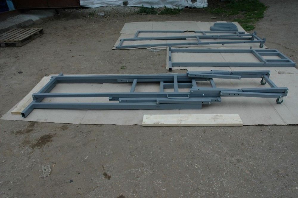 Фотографии Стойка стритбольная складная с фанерным щитом  Pioner A12397