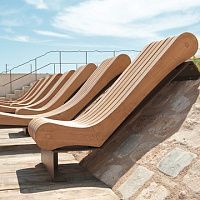 Фотографии Шезлонг парковый "Морской"