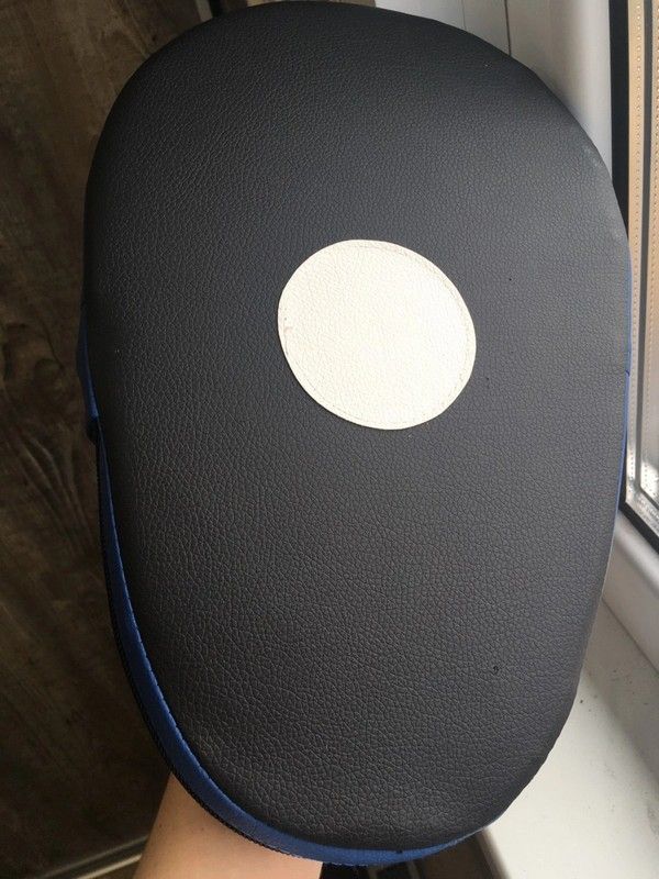 Фотографии Лапы боксерские прямые Боецъ 210 синий-черный ВВР-210