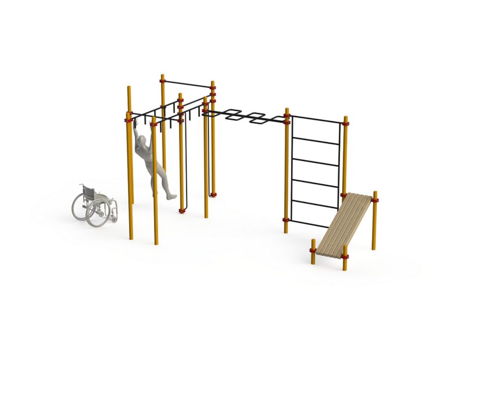 Фотографии Спортивный комплекс для инвалидов-колясочников  Pioner A11772