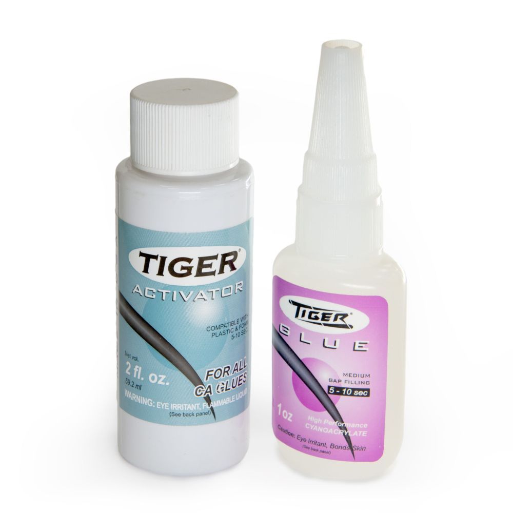 Фотографии Комплект клей + отвердитель для наклеек"Tiger"
