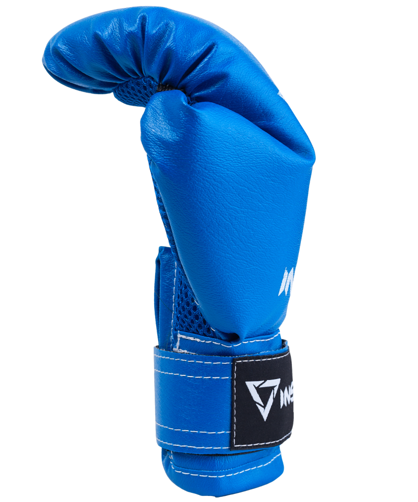 Набор для бокса Fight, черный/синий, 45х20 см, 2,3 кг, 6 oz