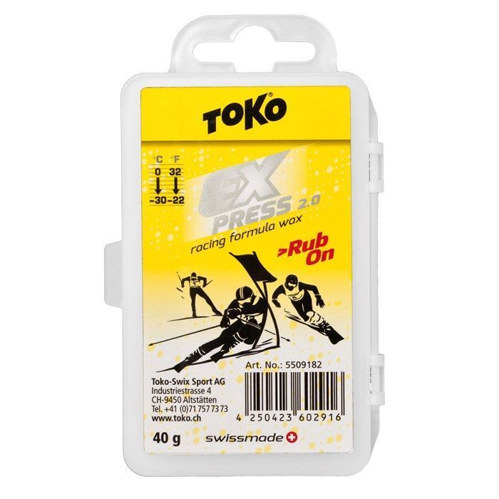 Фото Экспресс смазка TOKO 5509260 Express Rub On (0°С -30°С) 40 г