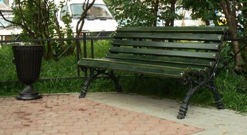 Фотографии Скамейка чугунная «Новая Европа»
