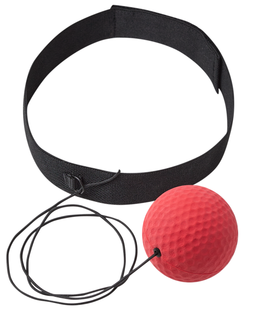 Фото Мяч боевой IN23-FB102 на резинке, красный