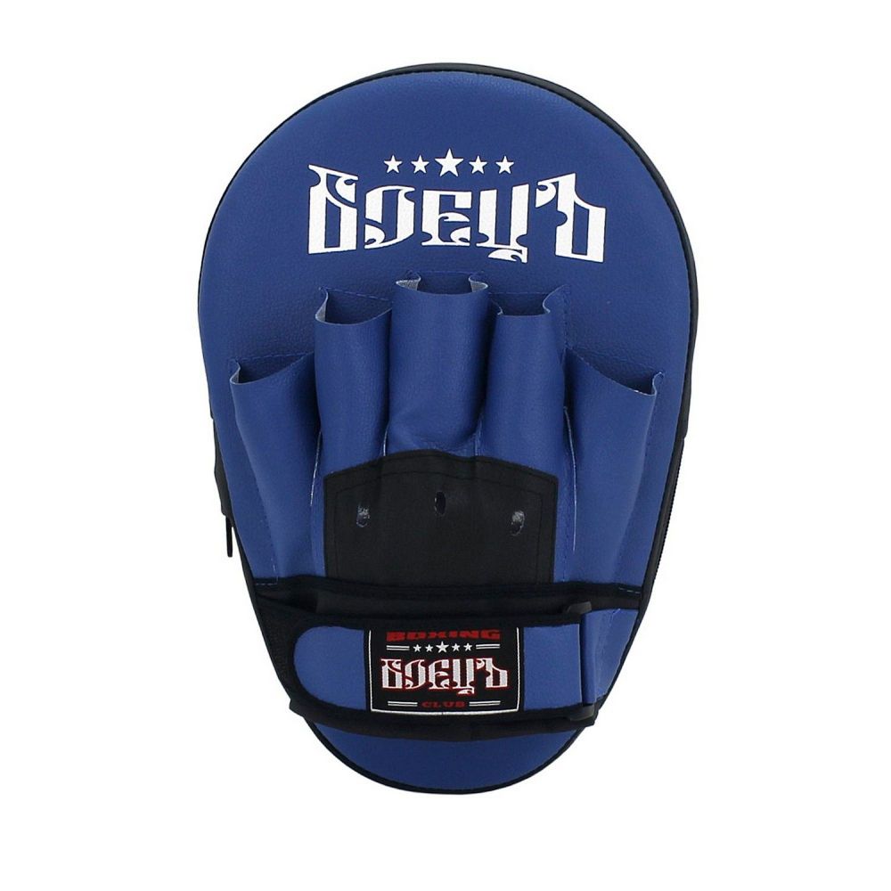 Фотографии Лапы боксерские прямые Боецъ ВВР-211 сине-черный