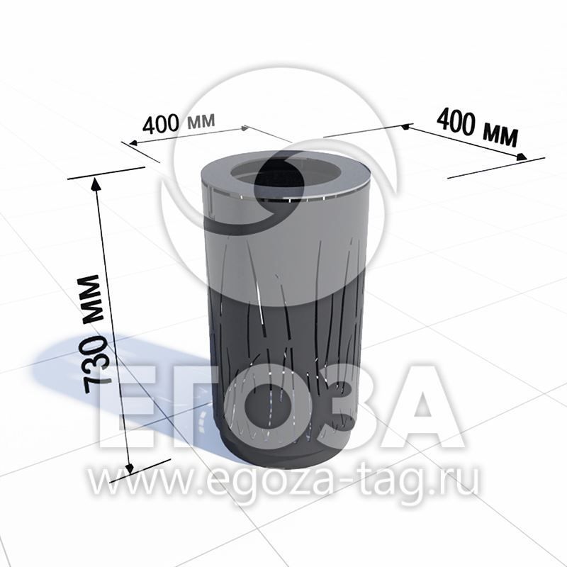 Фото Урна круглая «Урбан» 5232