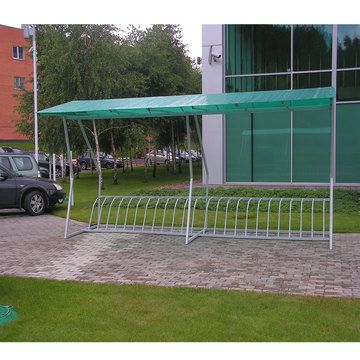 Фотографии Навес с велопарковкой Техно